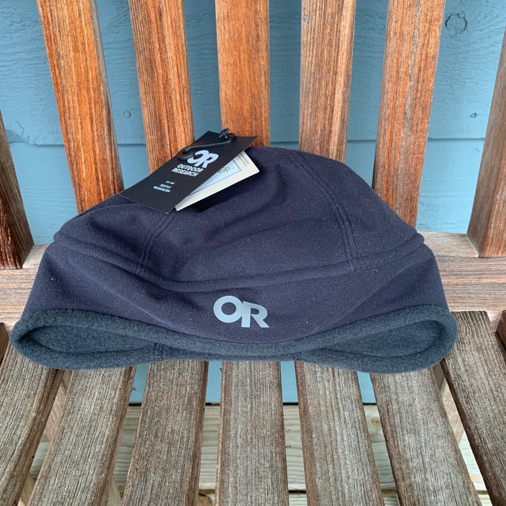 Outdoor Research Newhalem Windstopper Beanie Black L/XL GORE-TEX Fleece Hat NEW